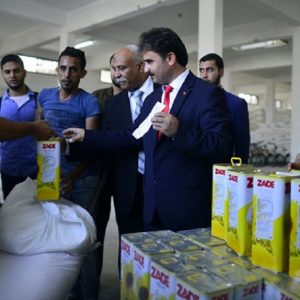 بدء توزيع مساعدات السفينة التركية الثانية في غزة