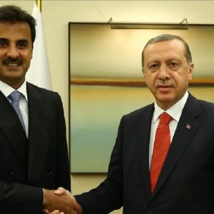 أردوغان وأمير قطر يبحثان الأزمة السورية بنيويورك