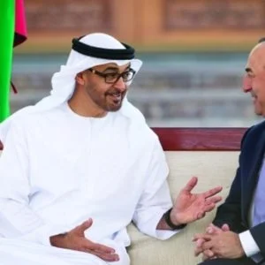 وزير الخارجية الإماراتي يزور تركيا للقاء أردوغان وجاويش أوغلو