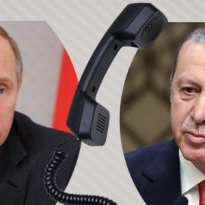 بوتين واردوغان يناقشان هاتفيا اتفاق وقف اطلاق النار بسوريا