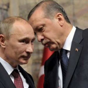 اردوغان يبحث مع بوتين مستجدات الاوضاع في حلب