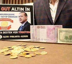 سوريون يلبّون دعوة اردوغان ويشاركون بحملة دعم الليرة التركية