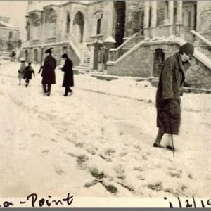 ثلوج اسطنبول بين الماضي و الحاضر