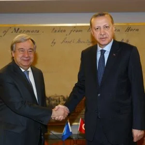 أردوغان يستقبل الأمين العام للأمم المتحدة