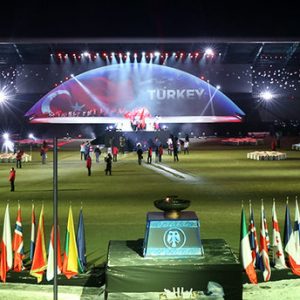 انطلاق فعاليات المهرجان الشتوي الأولمبي للشباب الأوروبي في أرضروم التركية