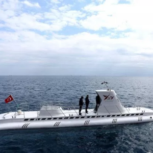 بالصور.. الغواصة السياحية التركية تستعد لبدء اولى رحلاتها الشهر القادم