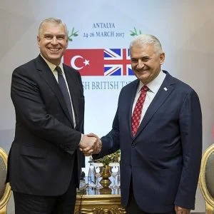 يلدريم يلتقي دوق يورك في أنطاليا