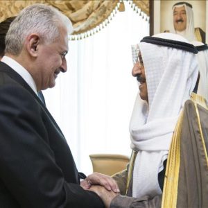 يلدريم يلتقي أمير الكويت في أنقرة