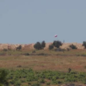 إرهابيو “ب ي د” يزيدون عدد أعلام نظام “الأسد” وروسيا قرب حدود تركيا