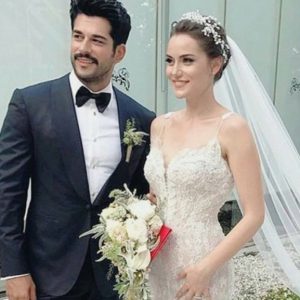 صور وفيديوهات من زفاف الممثلَين التركيين بوراك وفهرية إيفجان 13