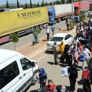 69 ألف سوري غادروا تركيا إلى بلادهم عبر بوابة “جيلوة غوزو”