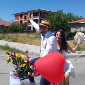 موكب زفاف بالدراجات الهوائية في مدينة أرزينجان التركية 5