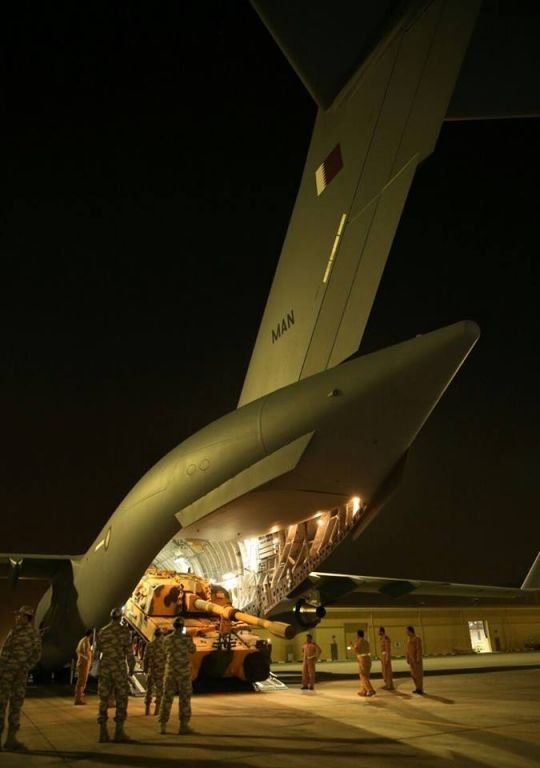 استكمال نقل وحدة مدفعية تركية إلى قطر 8 استكمال نقل وحدة مدفعية تركية إلى قطر 7