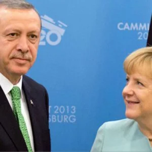 اردوغان يلتقي ميركل في هامبورغ