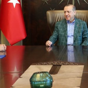 اجتماع مغلق دام ساعتين بين اردوغان و وزير الدفاع الروسي