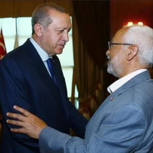 اردوغان يستقبل راشد الغنوشي في انقرة