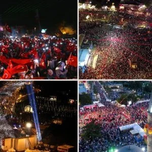 لليوم الثاني.. الأتراك يواصلون اعتصامات “صون الديمقراطية” في ذكرى إفشال الانقلاب