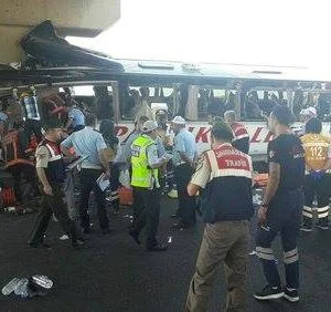 حادث سير مفجع في انقرة