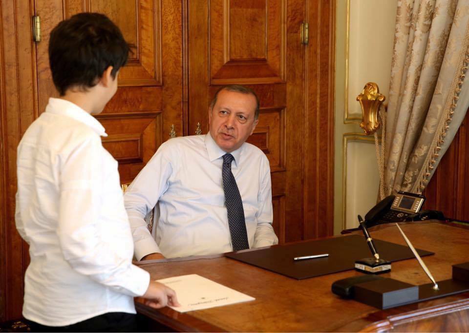 اردوغان: صديقي في هذا المساء حفيدي عمر طيب 1