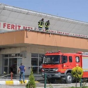 حريق في مطار “فريد ميلين” في ولاية فان التركية