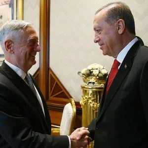 الرئيس التركي يستقبل وزير الدفاع الأميركي في أنقرة