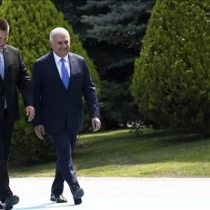 يلدريم يستقبل في أنقرة نظيره الاستوني