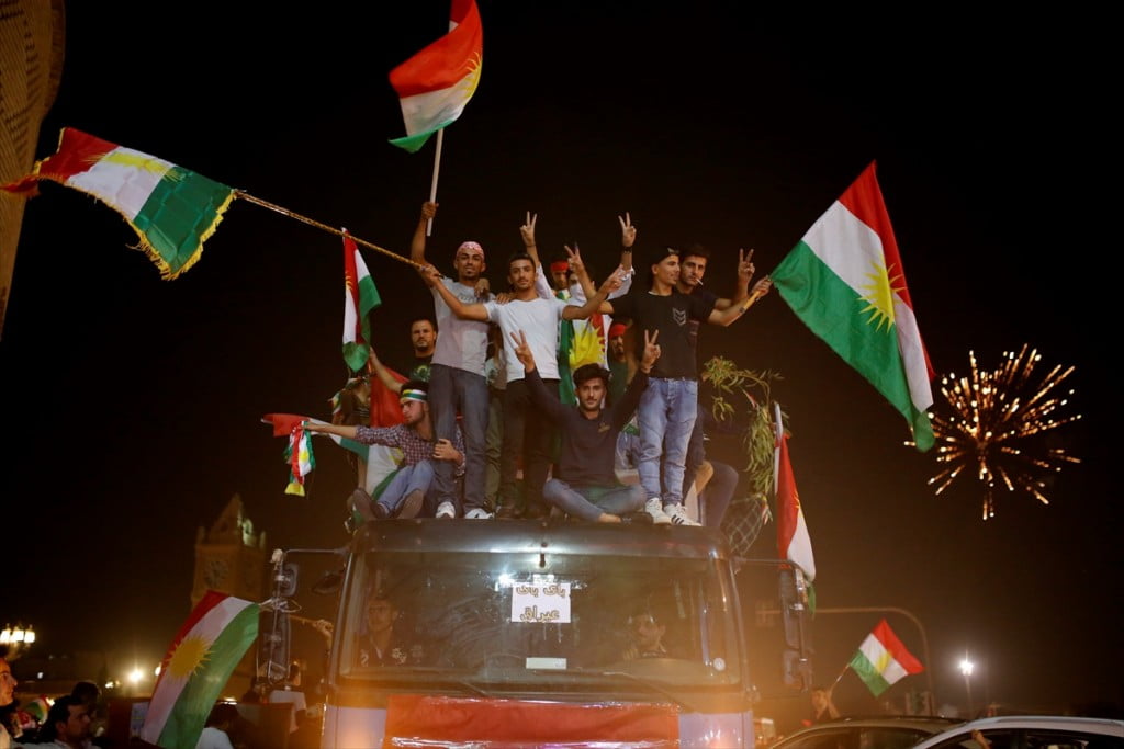 بالصور.. احتفالات بالإقليم الكردي باستفتاء الانفصال 5