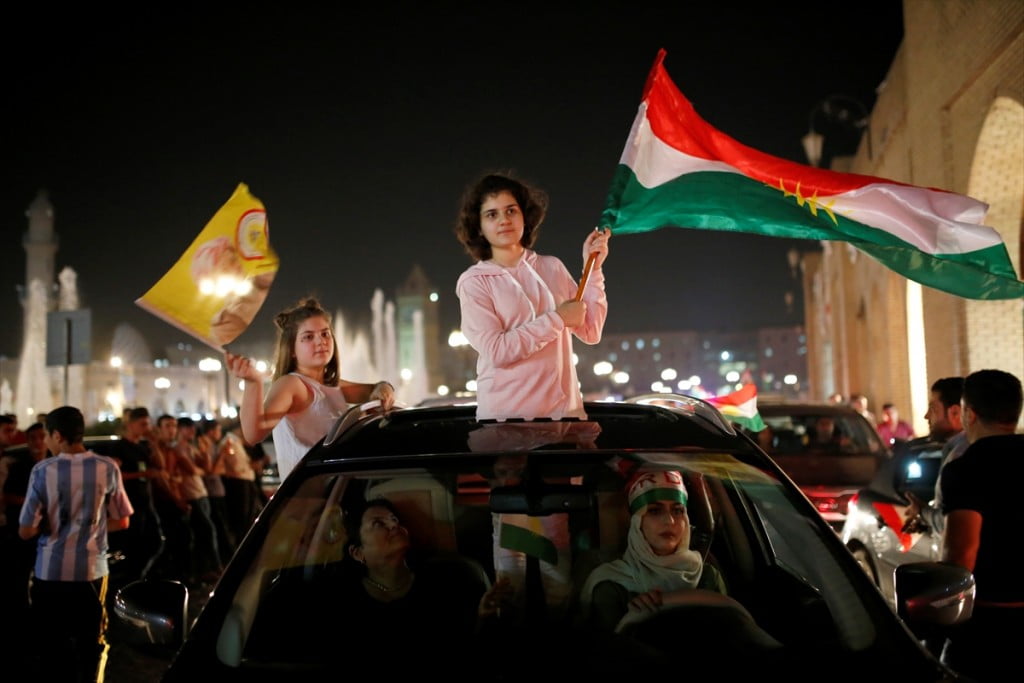 بالصور.. احتفالات بالإقليم الكردي باستفتاء الانفصال 17
