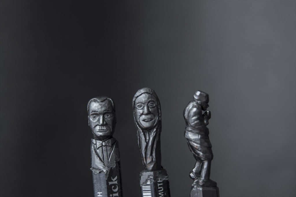 بالصور.. تركي يبدع في النحت على أقلام الرصاص 35