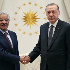 أردوغان يستقبل وزير خارجية باكستان في أنقرة
