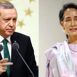أردوغان يعبر عن غضبه لزعيمة ميانمار حول قضية مسلمي الروهنغيا