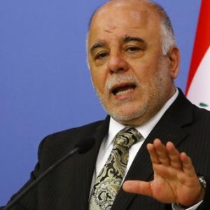 العبادي: حكومة اقليم شمال العراق أوشكت على الإفلاس
