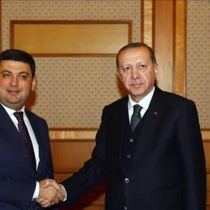 أردوغان يستقبل رئيس الوزراء الأوكراني