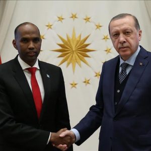 أردوغان يستقبل رئيس الوزراء الصومالي بأنقرة