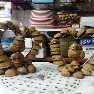 قشور الجوز مصدر رزق حرفي تركي 