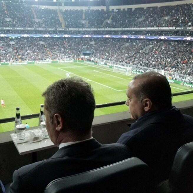 أردوغان يحضر مباراة "بشيكطاش" و"موناكو" بدوري أبطال أوروبا 3