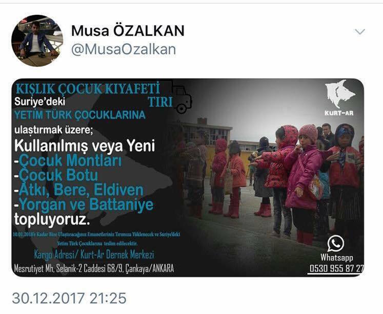 مؤلم.. اخر تغريدة لاول شهيد تركي في "غصن الزيتون" 2 مؤلم.. اخر تغريدة لاول شهيد تركي في "غصن الزيتون" 1