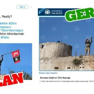 “ب ي د/بي كا كا” الإرهابي يواصل نشر الصور الملفقة بعد هزائمه في عفرين