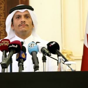 وزير خارجية قطر: ندعم عملية “غصن الزيتون” ومن حق تركيا حماية أمنها