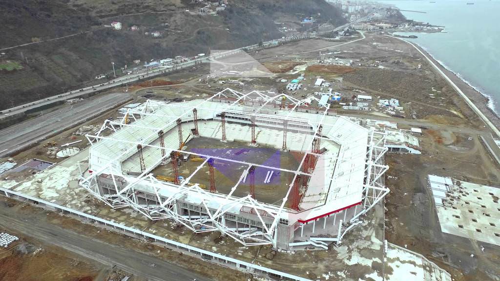 الانتهاء من أعمال البناء في ملعب أوردو لكرة القدم شمالي تركيا(صور) 1