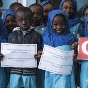 أطفال روضة سنغالية يعدون مفاجأة للرئيس أردوغان