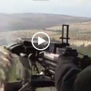 شاهد| الجيش التركي في جبل برصايا يقوم باستهداف مواقع”ب ي د بي كاكا” الإرهابي في عفرين