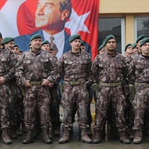 63 عنصرا من الشرطة الخاصة التركية يتوجهون إلى منطقة عفرين للمشاركة في عملية “غصن الزيتون”