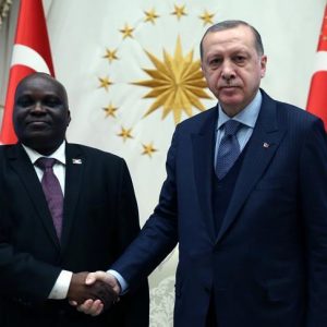 أردوغان يستقبل رئيس برلمان بوروندي في أنقرة