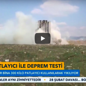 شاهد.. مبنى في تركيا يصمد امام 300 كيلوغرام من الديناميت