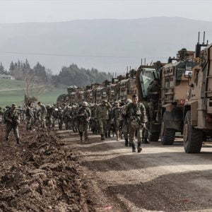 رتل عسكري تركي يصل الى جبل عندان بريف حلب