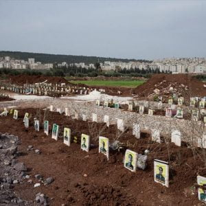 شاهد | الجيش التركي يعثر على جثث مئات الإرهابيين في عفرين