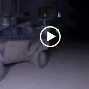 شاهد| الجيش التركي يسير دوريات ليلية لضبط الأمن في مدينة عفرين