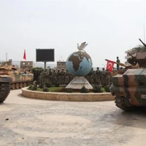 فيديو.. هكذا تم اسقاط زعيم الارهاب في عفرين