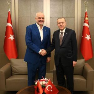 أردوغان يستقبل رئيس وزراء ألبانيا في إسطنبول